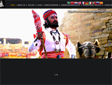 Tablet Screenshot of musicofrajasthan.com